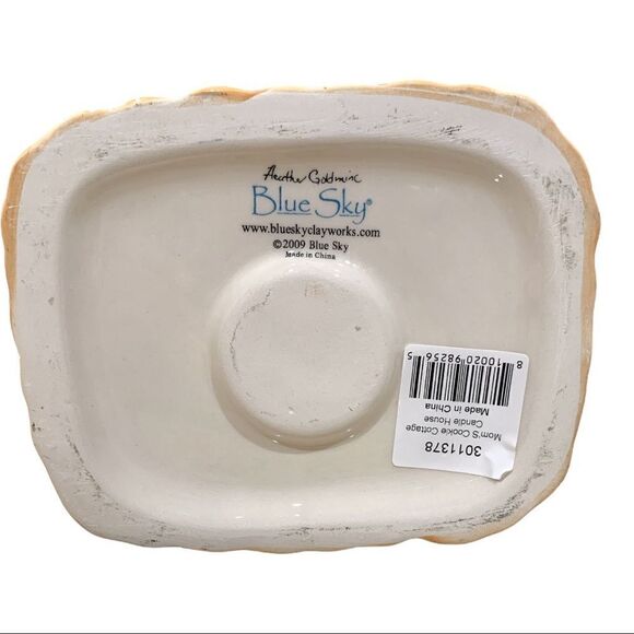 NWT Blue Sky Claywork Mom's Cookie Cottage Candle House - Picture 5 of 5